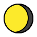 waning gibbous moon transparent PNG icon