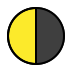 last quarter moon transparent PNG icon