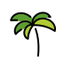 palm tree transparent PNG icon