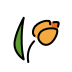 tulip transparent PNG icon