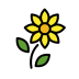 sunflower transparent PNG icon