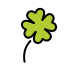 four leaf clover transparent PNG icon