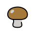 brown mushroom transparent PNG