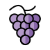 grapes transparent PNG icon