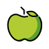 green apple transparent PNG icon