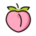 peach transparent PNG icon