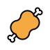 meat on bone transparent PNG icon