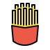 french fries transparent PNG icon