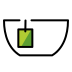 teacup without handle transparent PNG icon