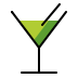 cocktail glass transparent PNG icon