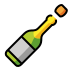 bottle with popping cork transparent PNG icon