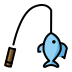 fishing pole transparent PNG icon