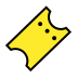 ticket transparent PNG icon