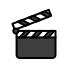 clapper board transparent PNG icon