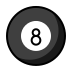 pool 8 ball transparent PNG icon