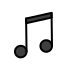 musical note transparent PNG