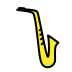 saxophone transparent PNG icon