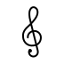 musical score transparent PNG icon