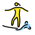 woman surfing transparent PNG icon