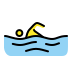 person swimming transparent PNG icon