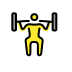 man lifting weights transparent PNG