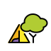 camping transparent PNG icon