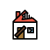 derelict house transparent PNG icon