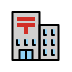 Japanese post office transparent PNG icon