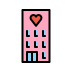 love hotel transparent PNG icon