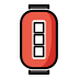 red paper lantern transparent PNG icon