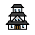 Japanese castle transparent PNG icon