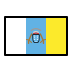 canary islands flag transparent PNG icon