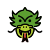 dragon face transparent PNG icon