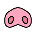 pig nose transparent PNG icon