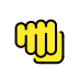 oncoming fist transparent PNG icon