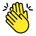 clapping hands transparent PNG icon