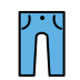 jeans transparent PNG icon