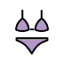 bikini transparent PNG icon