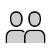 busts in silhouette transparent PNG icon