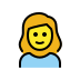 girl transparent PNG icon