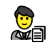 man office worker transparent PNG
