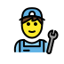 man mechanic transparent PNG icon