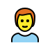 man: red hair transparent PNG icon