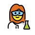 woman scientist transparent PNG icon
