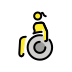 woman in manual wheelchair transparent PNG icon