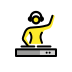 dj woman transparent PNG icon