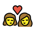 kiss: woman, woman transparent PNG icon