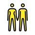 woman and man holding hands transparent PNG icon