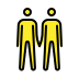 men holding hands transparent PNG icon