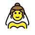 woman with veil transparent PNG icon